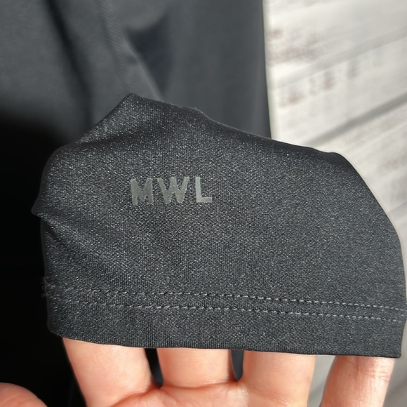 Madewell MWL High Rise Black Form Leggings Medium - Picture 9 of 14